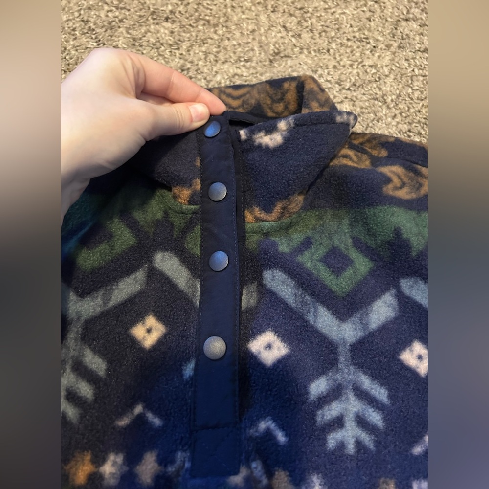 Telluride Clothing Co. Fleece Long Sleeve 1/4 Button Jacket Size S - Picture 4 of 7